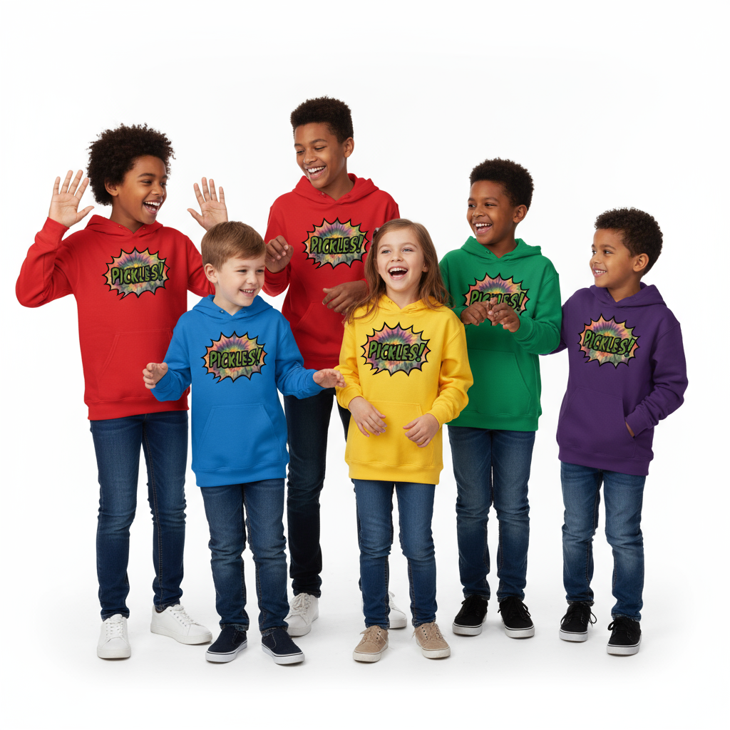 Bam Bam Logo Kids' Hoodie — Heavyweight Fleece Youth Sweatshirt
