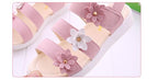 Children's Shoes Summer Style Sandals Girls Princess Beautiful Flower Shoes Kids Flat Sandals Baby Girl Girls Strappy Sandals With Flowers Open-Toe Dress Sandals Beautiful Outdoor Party Sandals