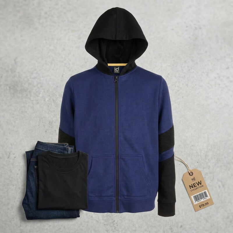 Ideology Big Boys Printed Zip-up Hoodie, Size 14-16