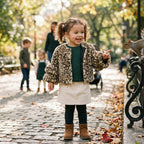 Bonnie Jean Toddler Girls Animal-Print Faux-Fur Jacket, Size 3/3T