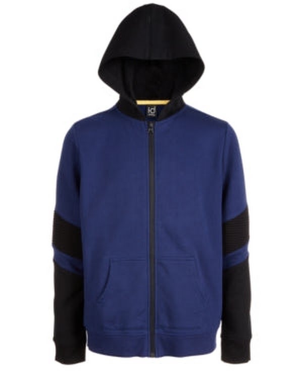 Ideology Big Boys Printed Zip-up Hoodie, Size 14-16