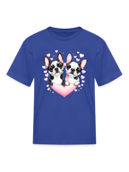 Girls Pugs and Hearts Short Sleeve T-Shirt