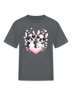 Girls Pugs and Hearts Short Sleeve T-Shirt