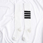 Striped Long Warm Thigh High Stockings Women's Casual Tube Thigh High Socks for School Over Knee High Socks for girls
