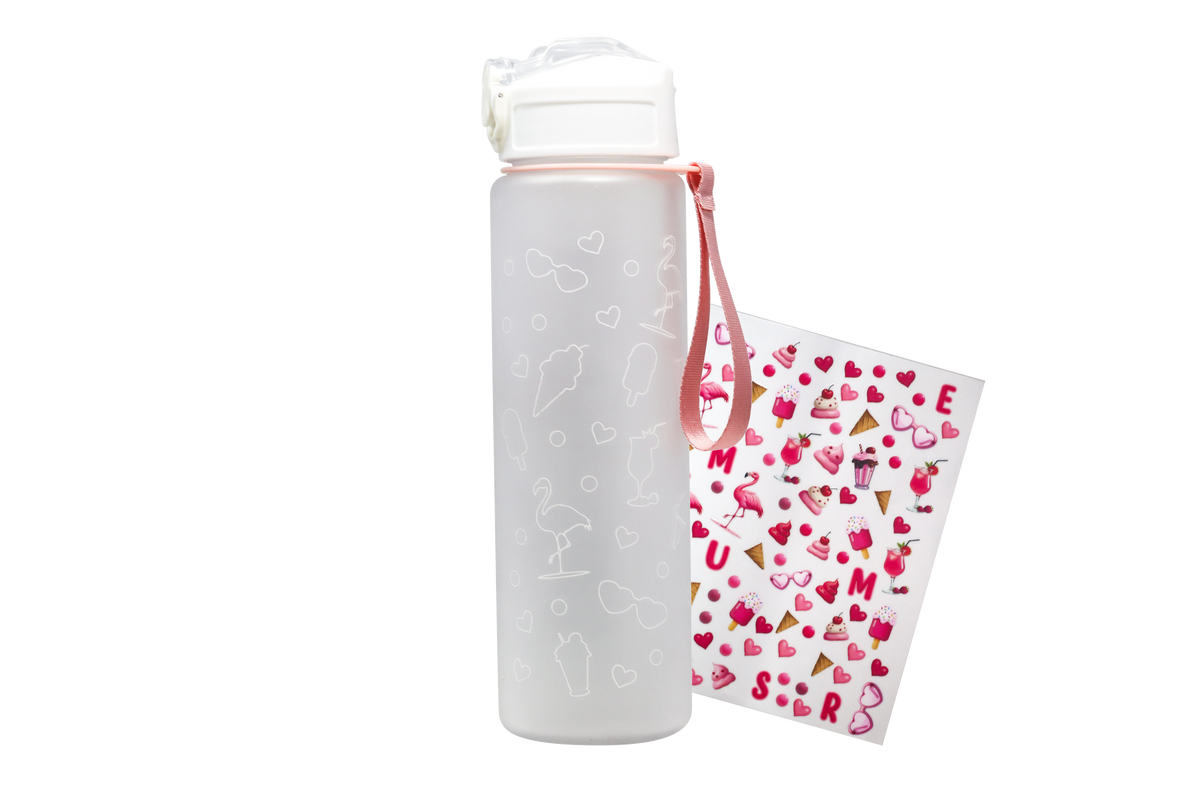 Water Bottle Transfer Stickers Kit