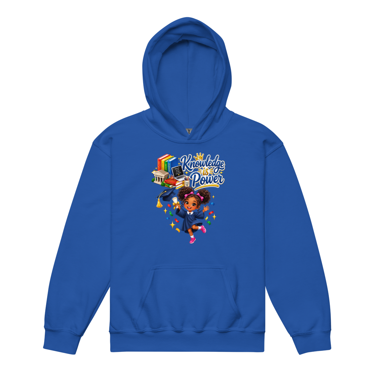 Knowledge Is Power Youth Hoodie for Girls
